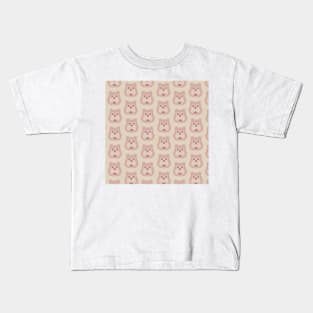 billy bear ham pattern Kids T-Shirt